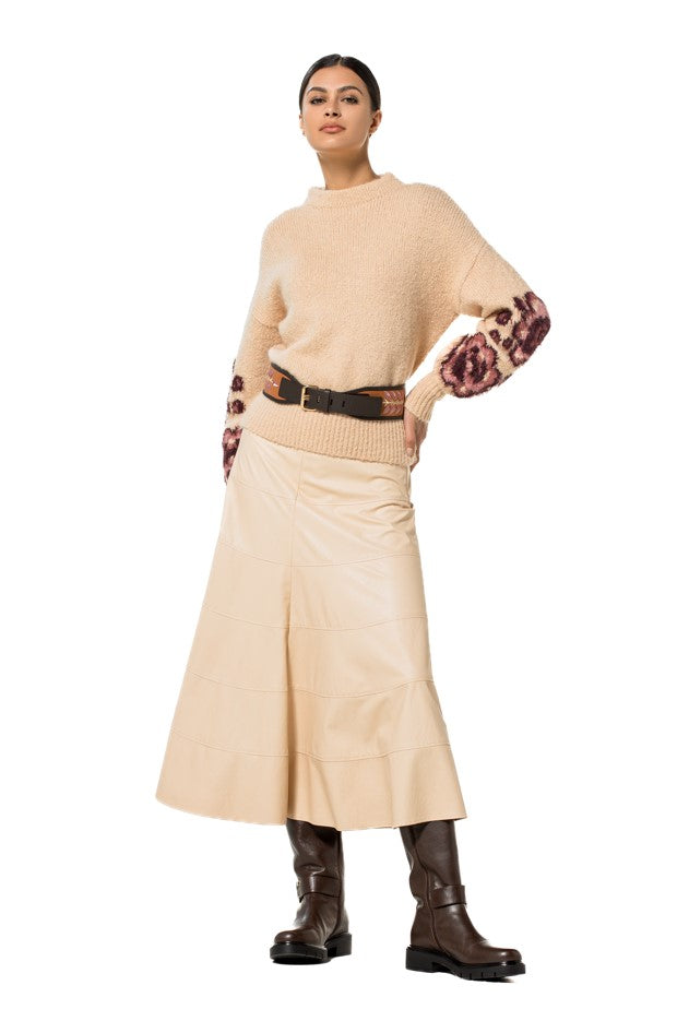 Rokken beige Caroline Biss