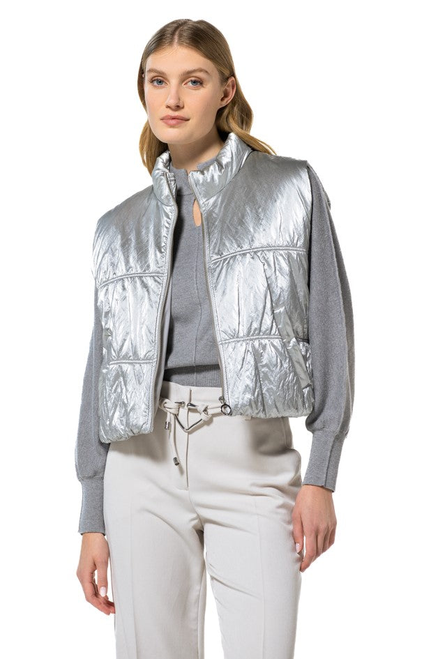 Bodywarmers zilver Caroline Biss
