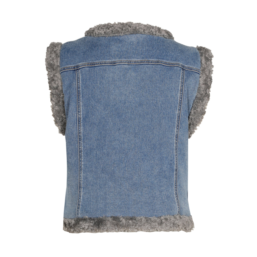 Bodywarmers blauw Caroline Biss