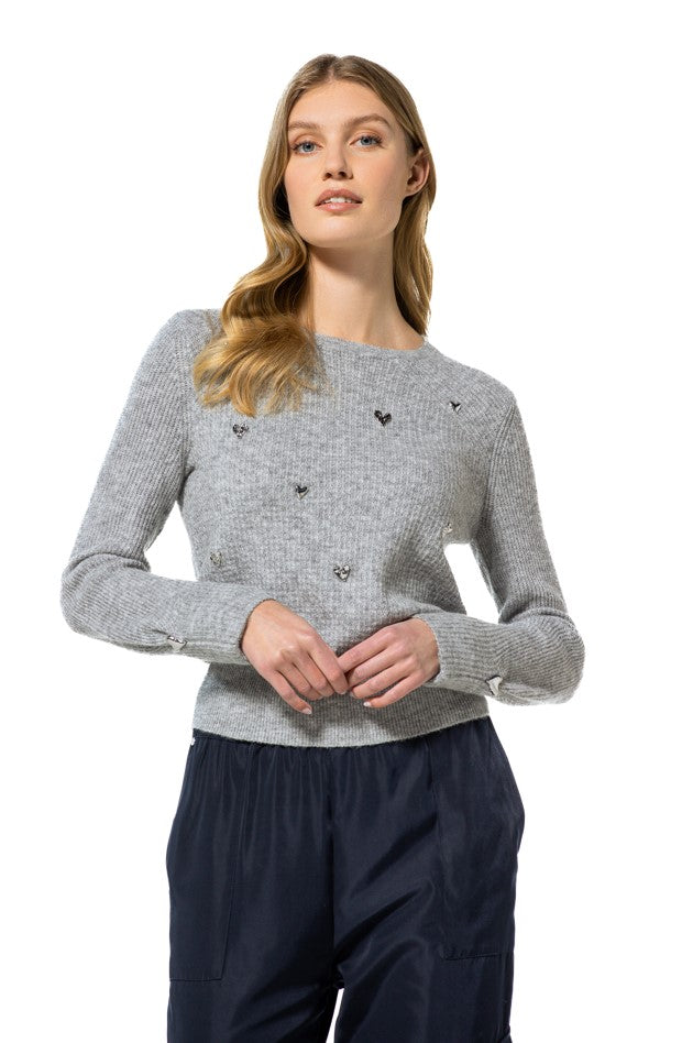 Pulls grijs Caroline Biss