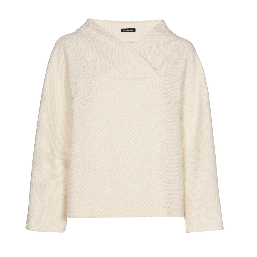Blouses lange mouw beige Caroline Biss