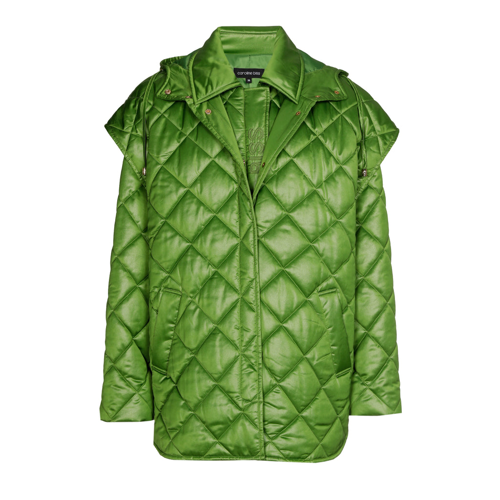 Bodywarmers groen Caroline Biss