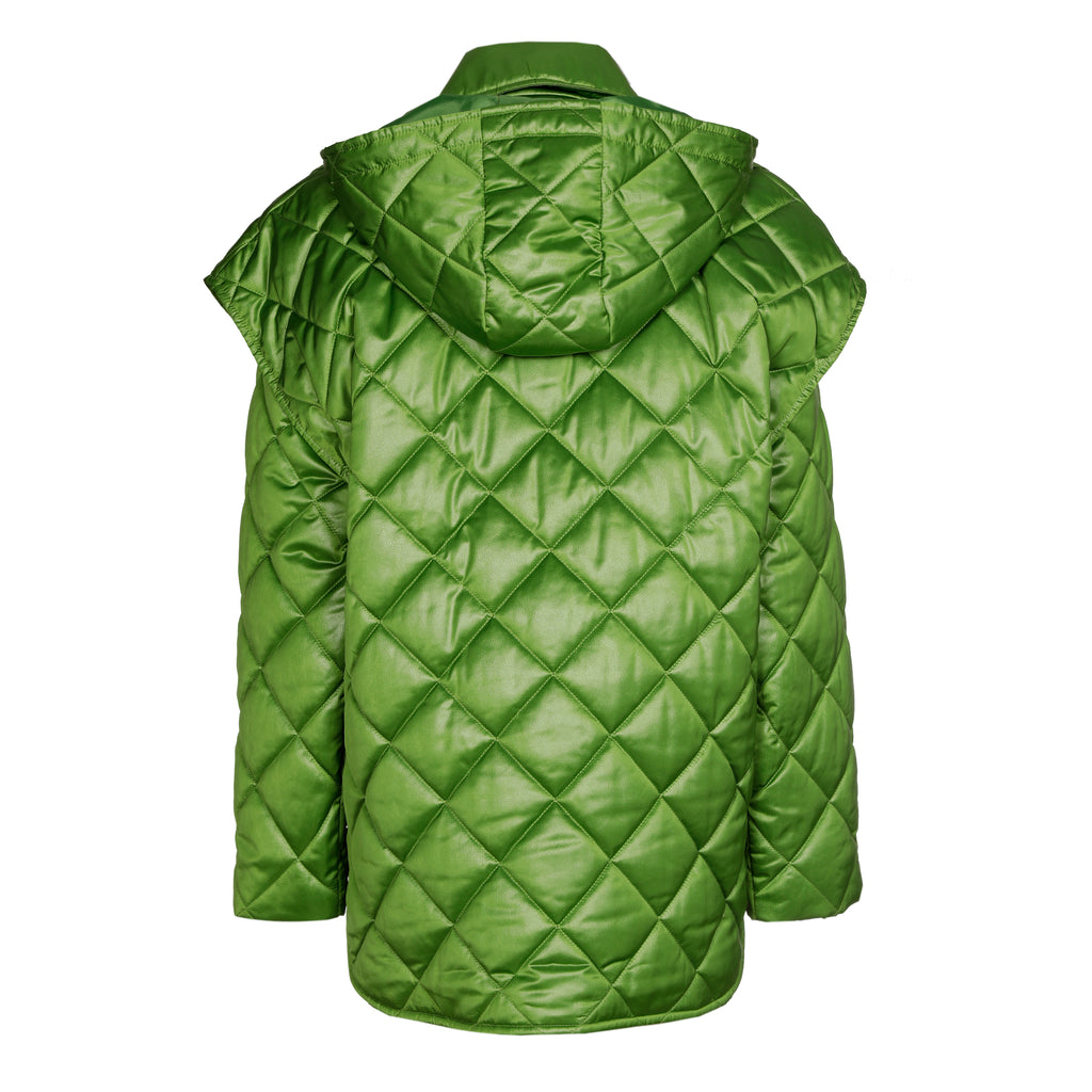 Bodywarmers groen Caroline Biss