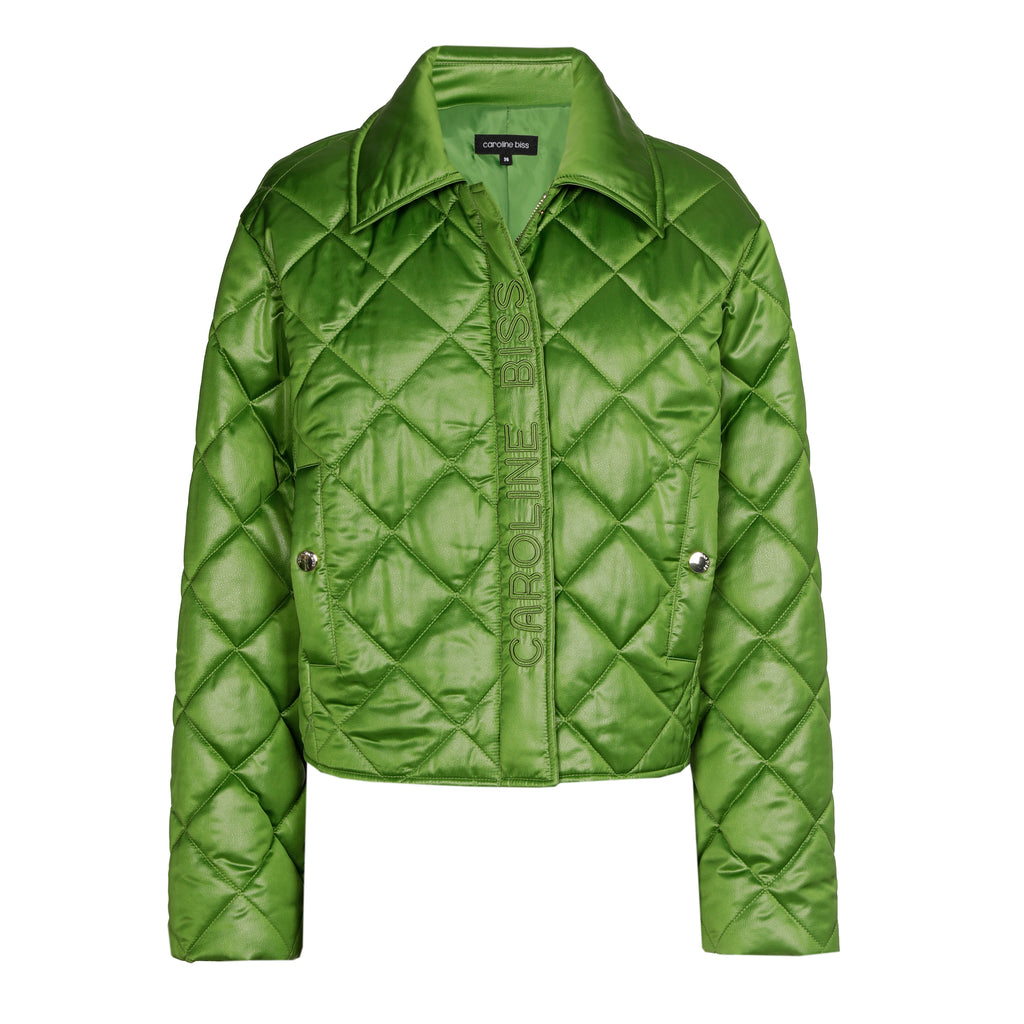 Bodywarmers groen Caroline Biss