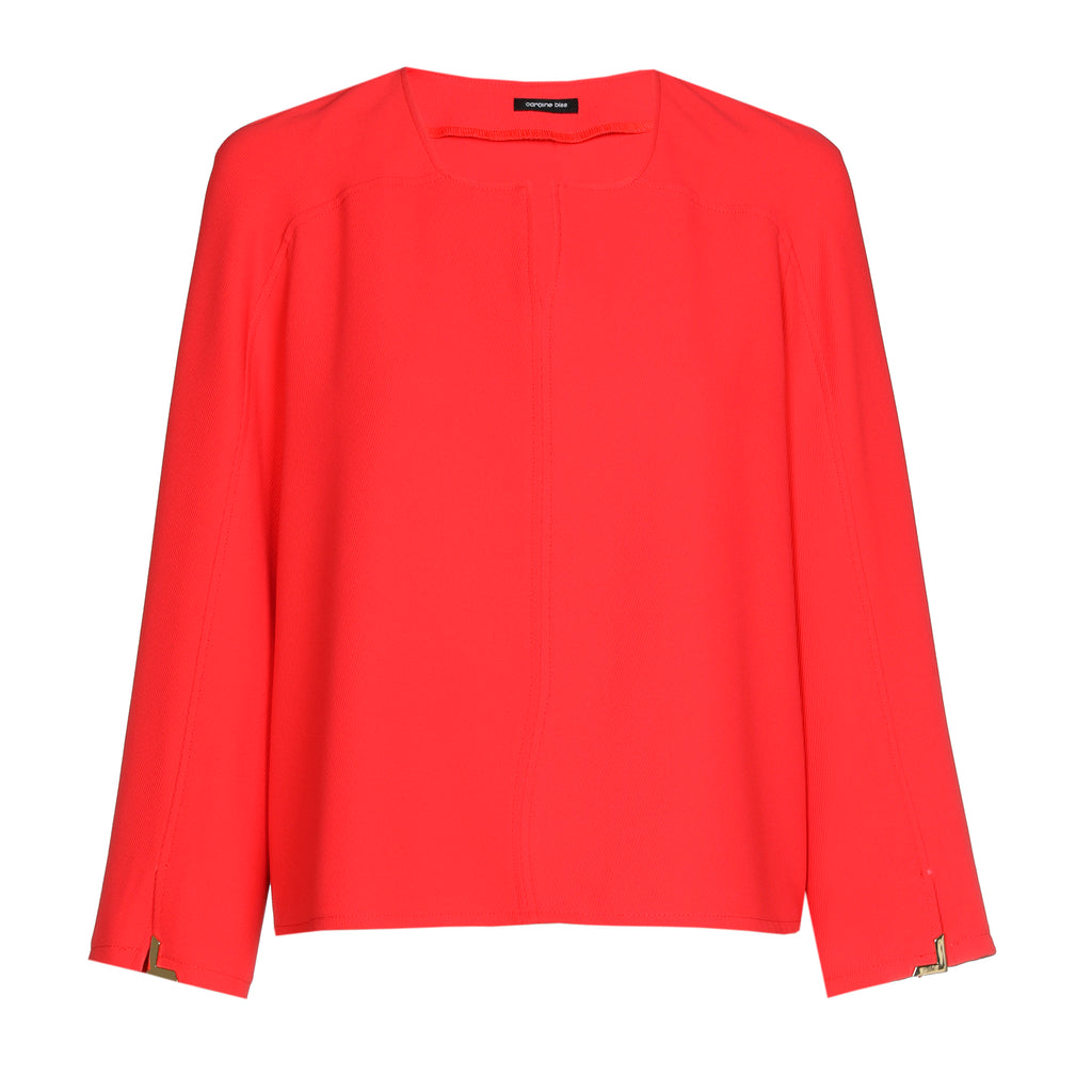 Blouses lange mouw rood Caroline Biss