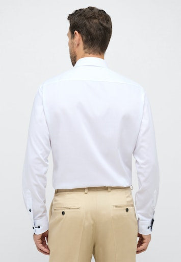 Hemden lange mouw wit ETERNA