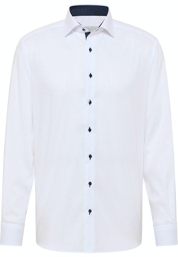 Hemden lange mouw wit ETERNA