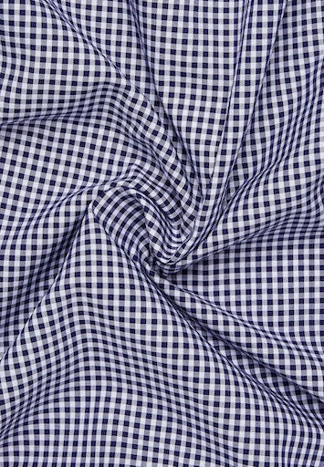 Hemden lange mouw blauw ETERNA