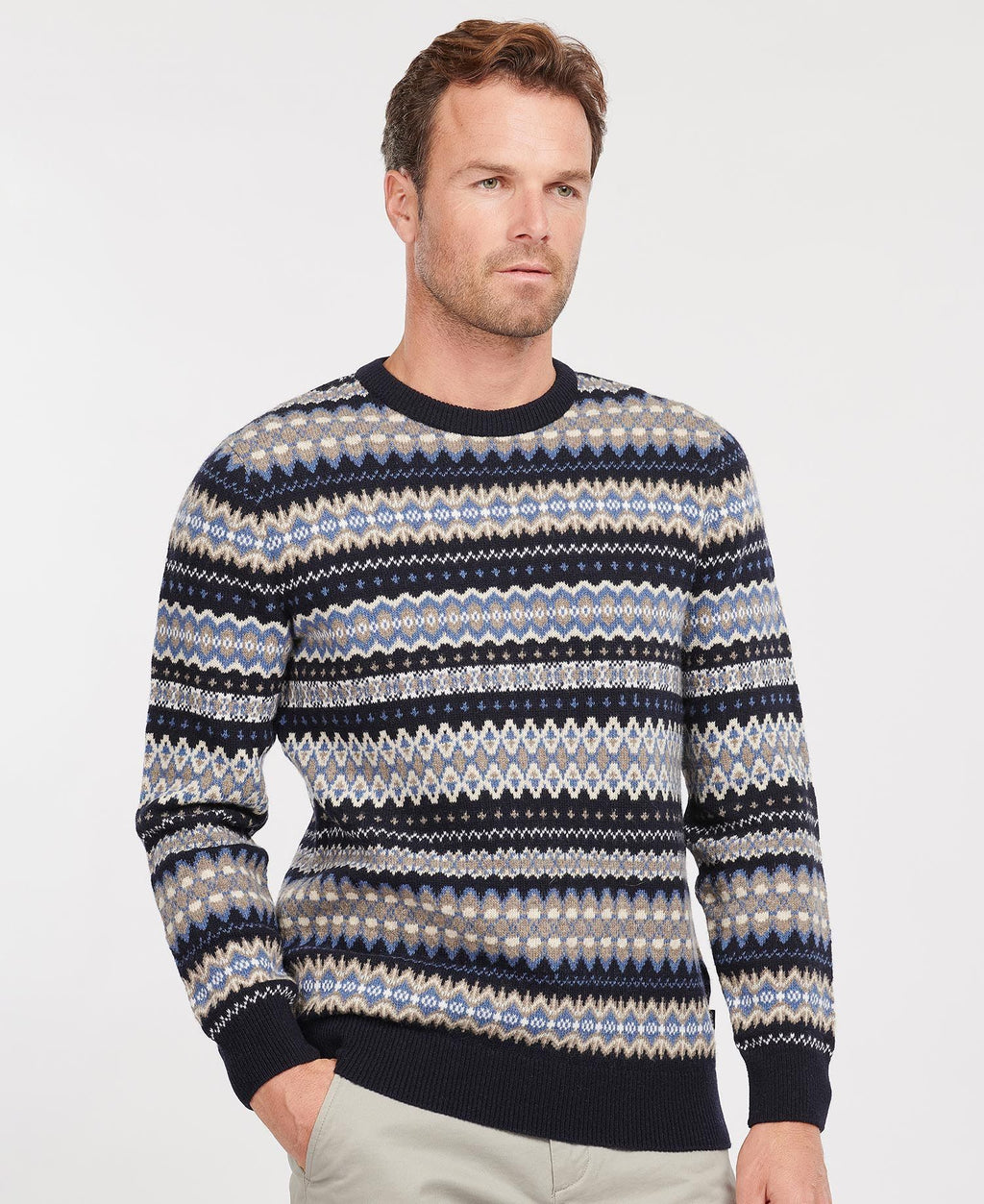 Pulls blauw Barbour