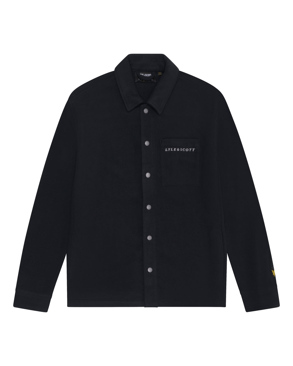Hemden lange mouw navy Lyle & Scott