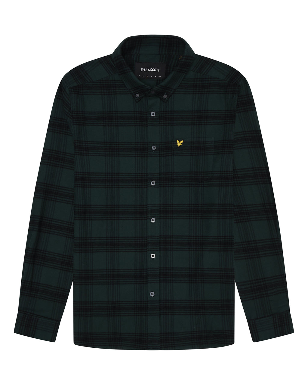 Hemden lange mouw blauw Lyle & Scott