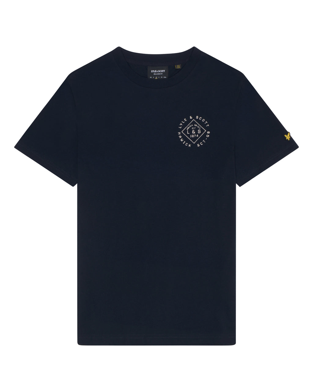 T-shirts korte mouw navy Lyle & Scott