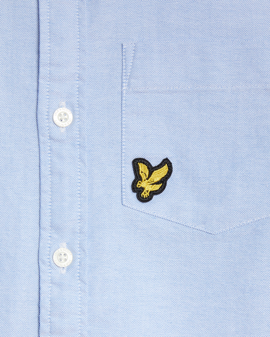 Hemden lange mouw blauw Lyle & Scott
