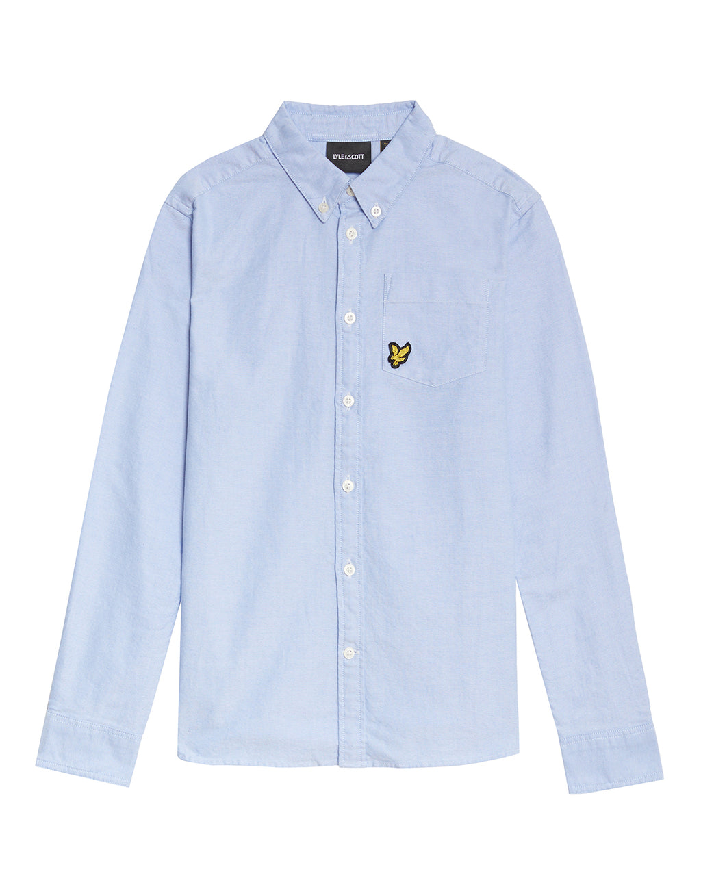Hemden lange mouw blauw Lyle & Scott