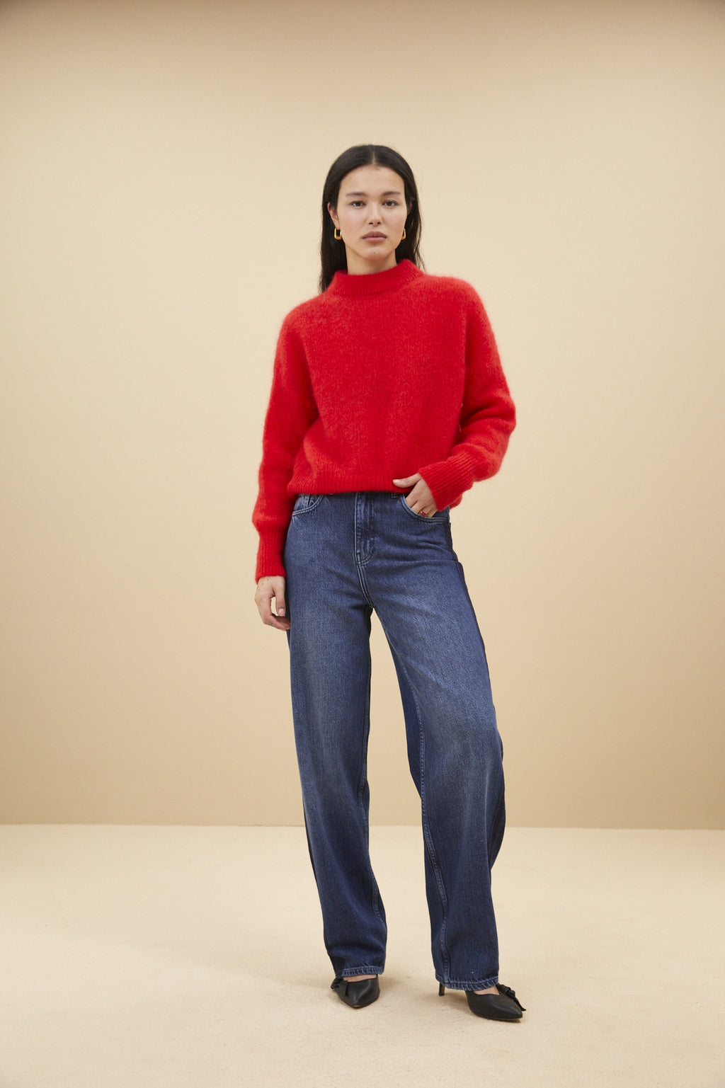 Jeans blauw by-bar