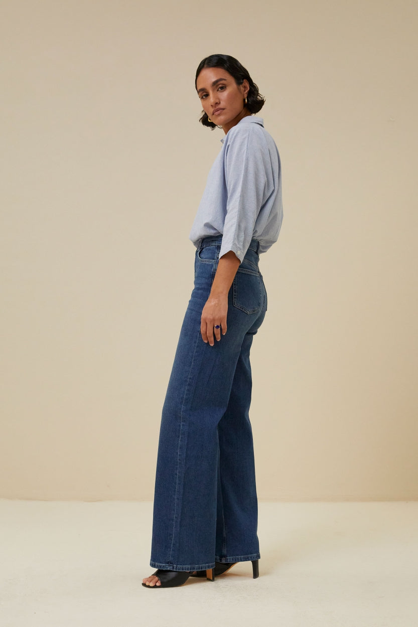 Jeans blauw by-bar