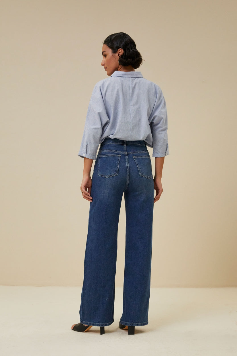 Jeans blauw by-bar