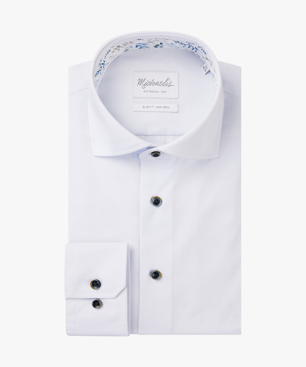 Hemden lange mouw wit Profuomo