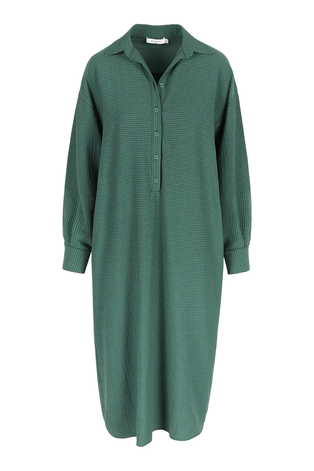 Jurken lange mouw groen Hampton Bays