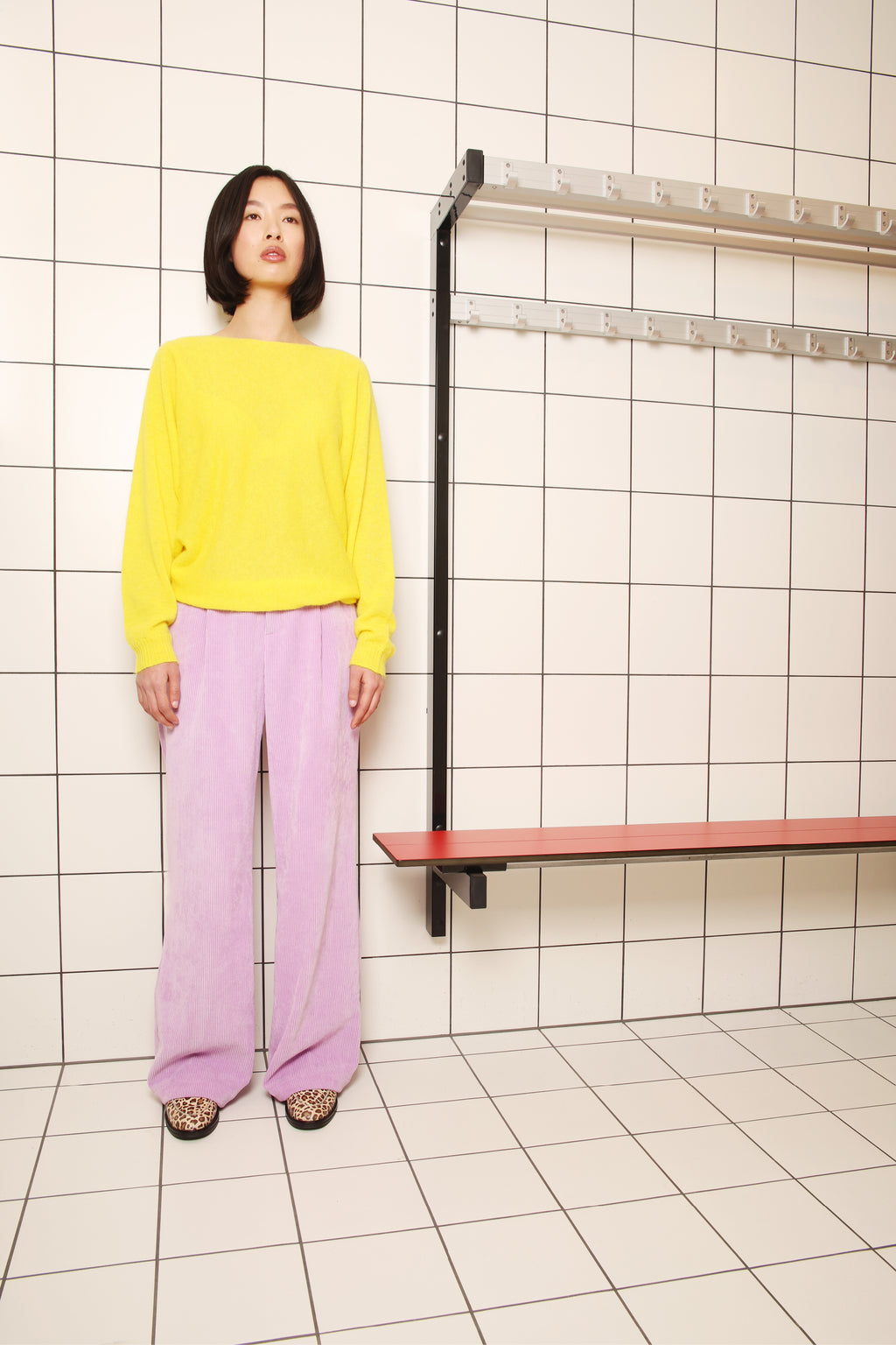 Broeken paars Hampton Bays