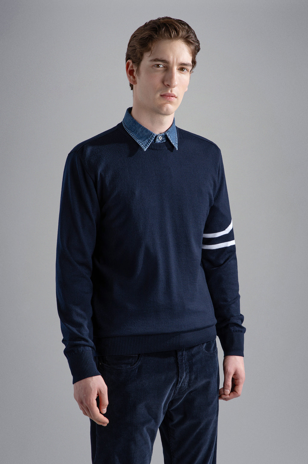Pulls blauw Paul & Shark