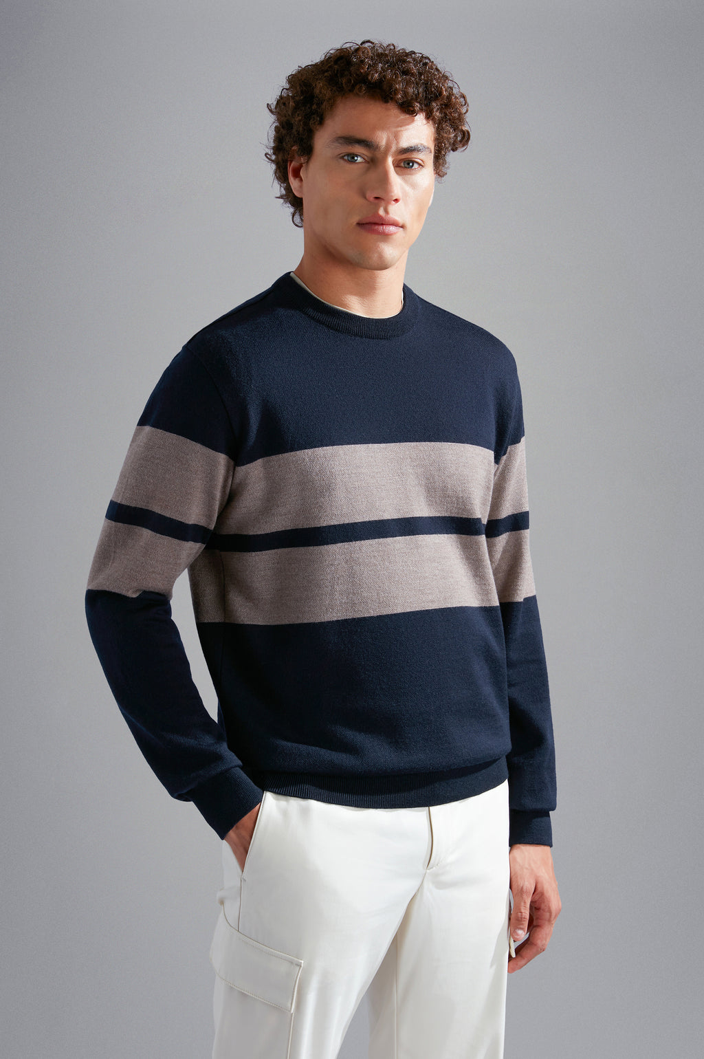 Pulls blauw Paul & Shark