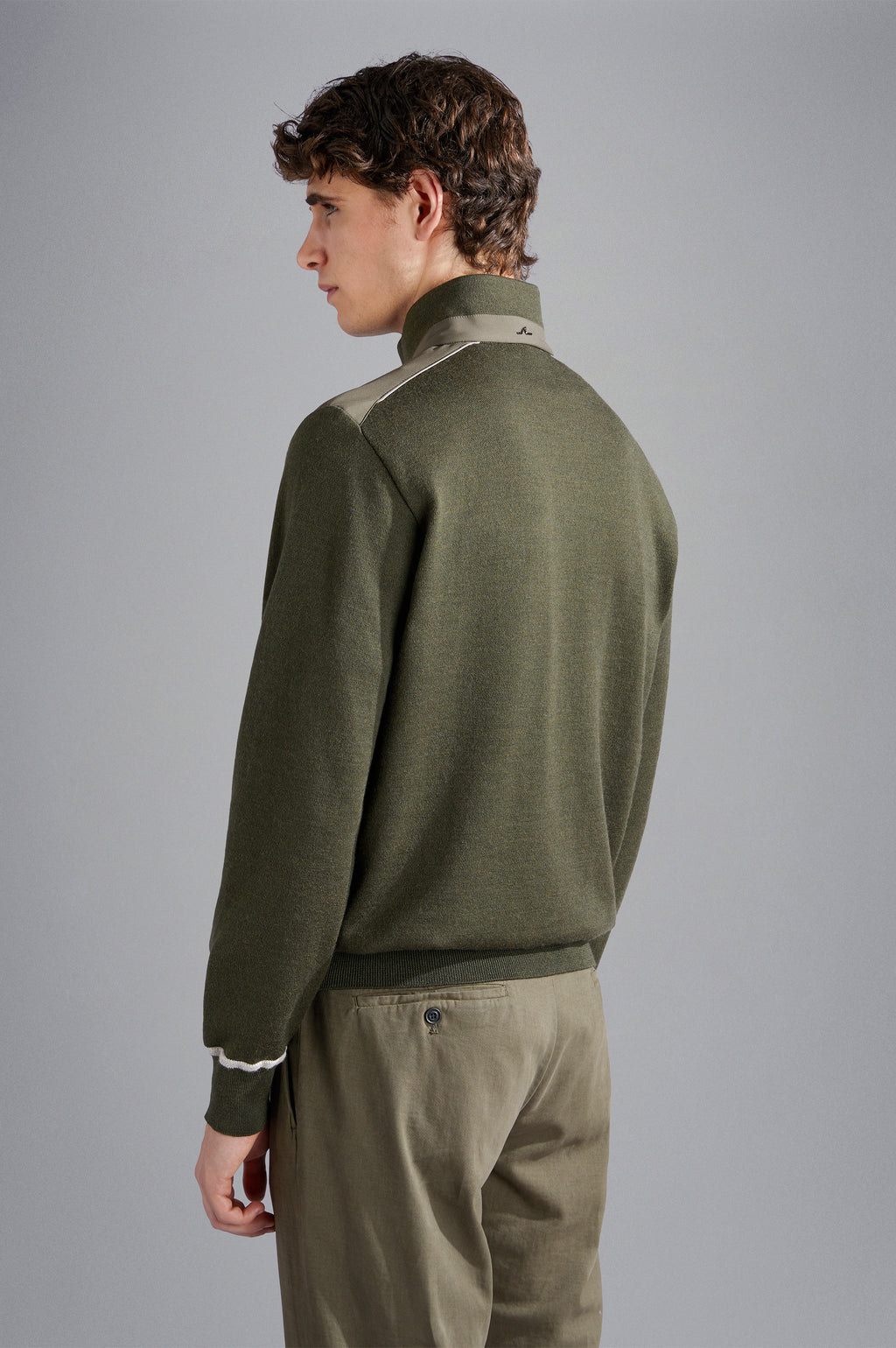 Pulls groen Paul & Shark