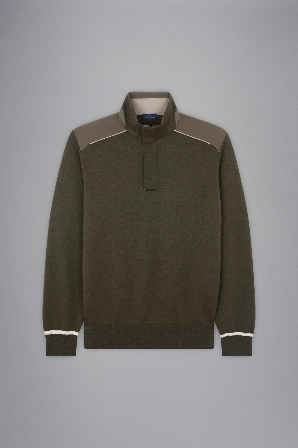Pulls groen Paul & Shark