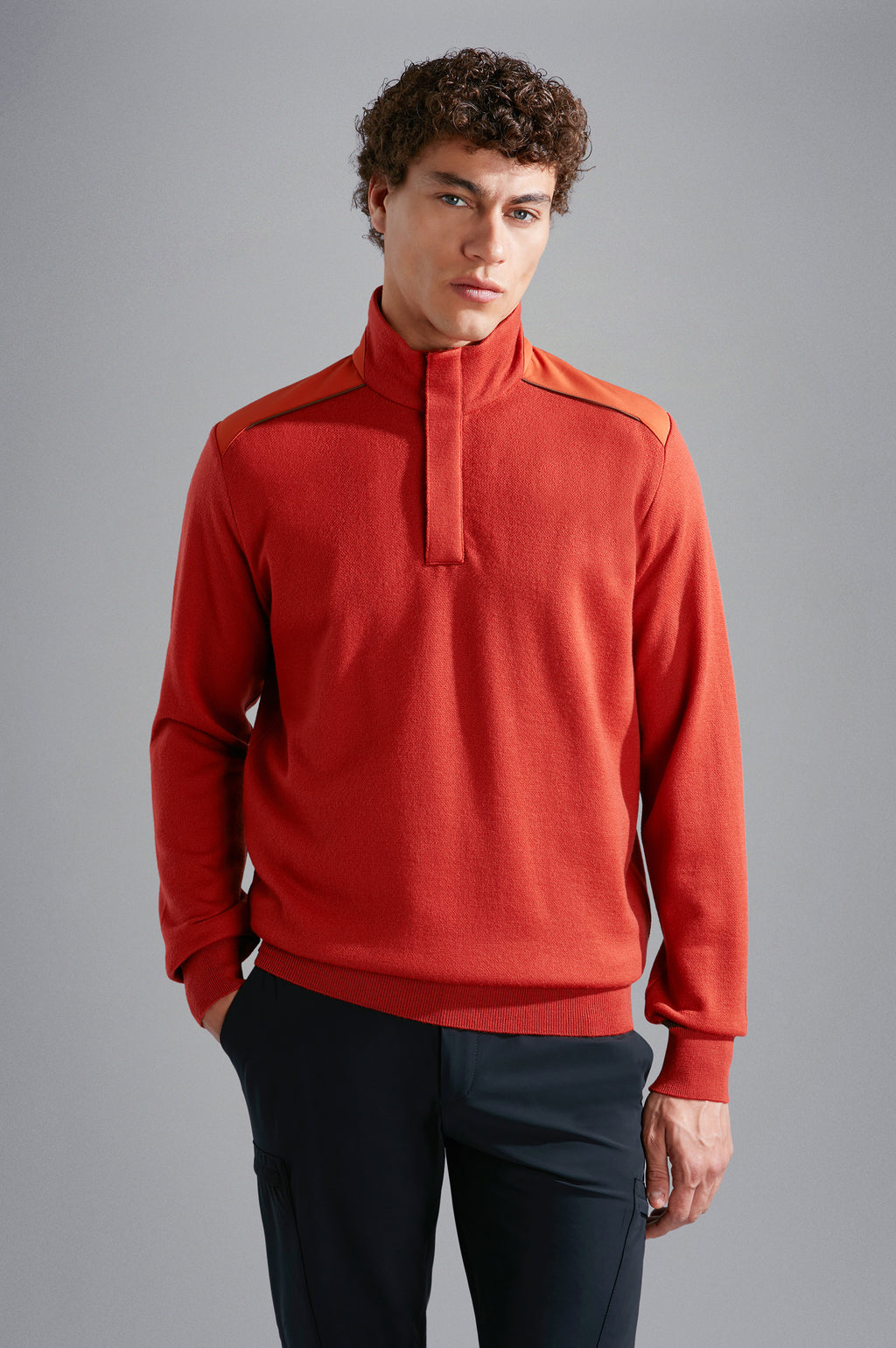 Pulls rood Paul & Shark