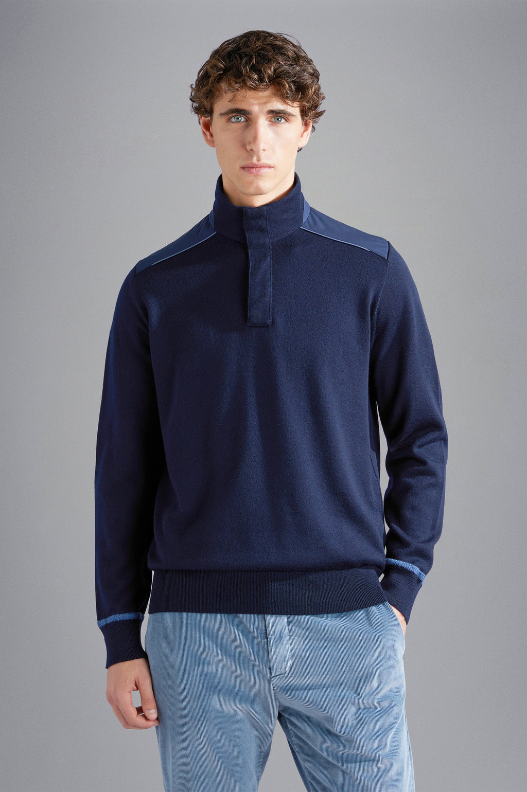 Pulls blauw Paul & Shark