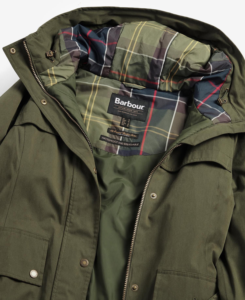Mantels groen Barbour