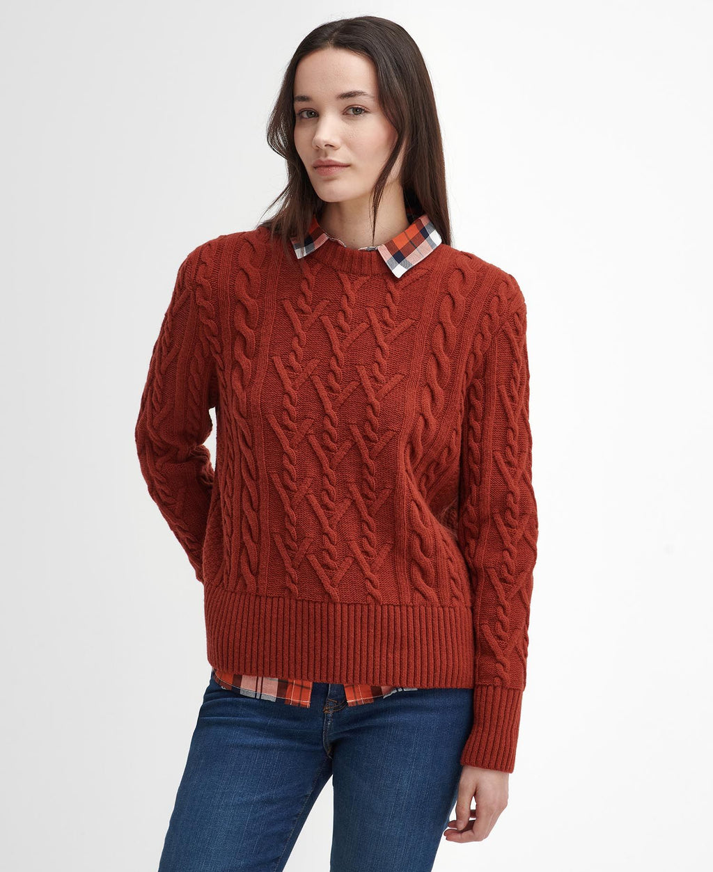 Pulls oranje Barbour