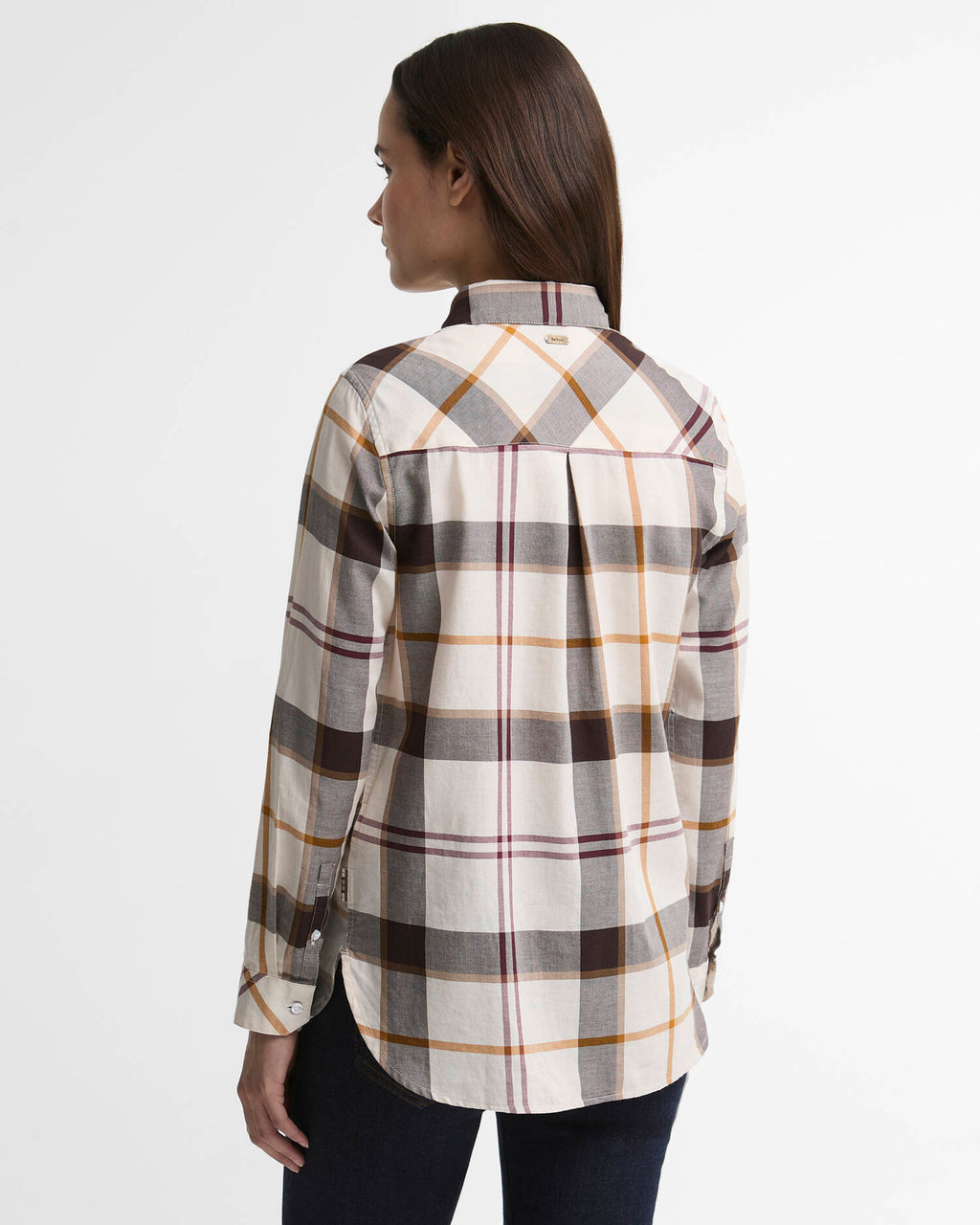 Blouses lange mouw beige Barbour