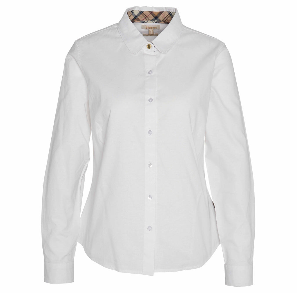 Blouses lange mouw wit Barbour
