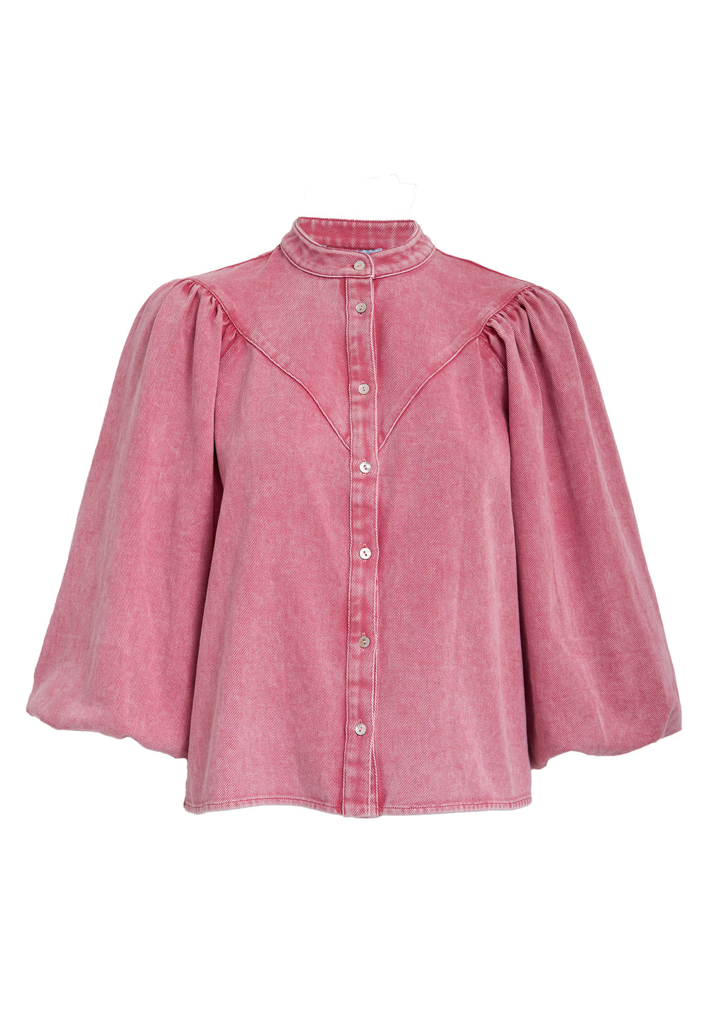 Blouses lange mouw roze Minus