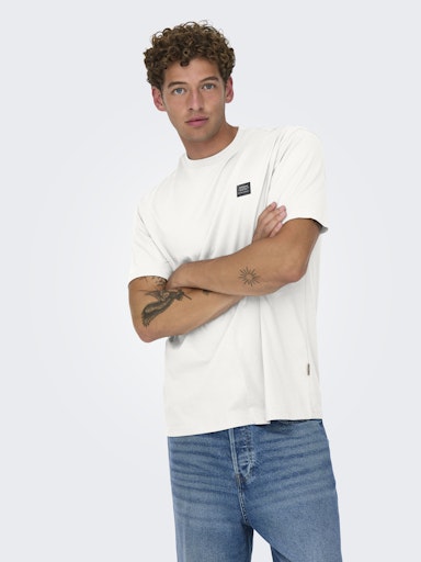 T-shirts korte mouw beige ONLY&SONS