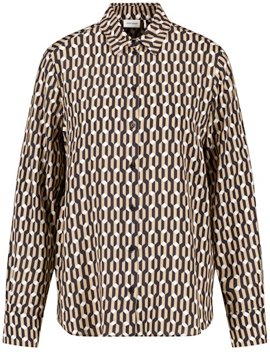 Blouses lange mouw bruin GERRY WEBER