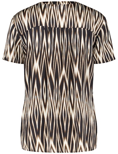 Blouses korte mouw zwart GERRY WEBER