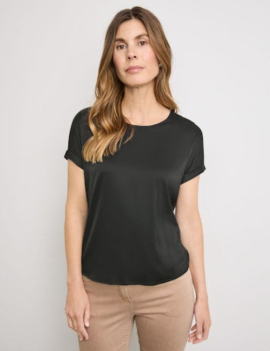 T-shirts korte mouw zwart GERRY WEBER