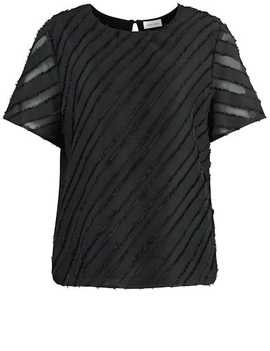 T-shirts korte mouw zwart GERRY WEBER