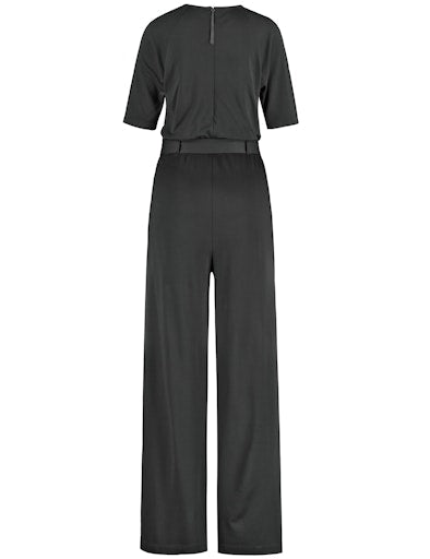Jumpsuits korte mouw zwart GERRY WEBER