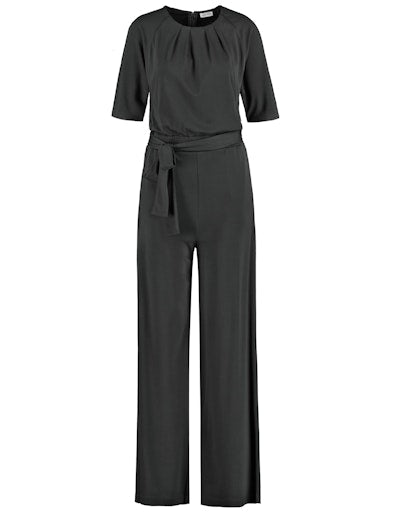 Jumpsuits korte mouw zwart GERRY WEBER