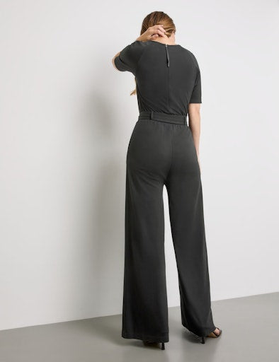 Jumpsuits korte mouw zwart GERRY WEBER