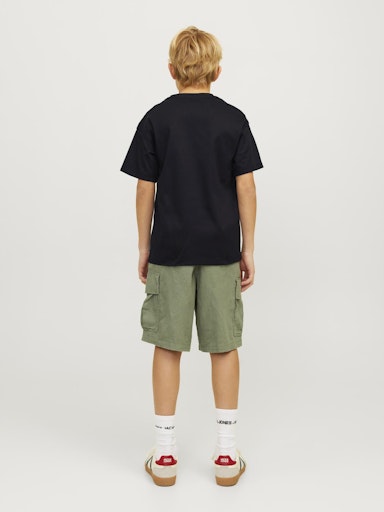 T-shirts korte mouw zwart JACK & JONES JUNIOR