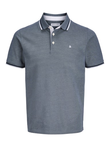 Polo's korte mouw blauw JACK & JONES