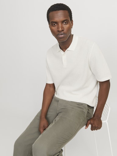 Polo's korte mouw beige JACK & JONES