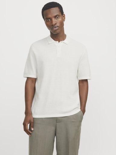 Polo's korte mouw beige JACK & JONES