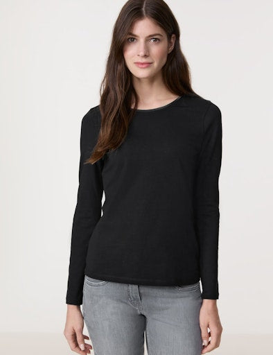 T-shirts lange mouw zwart GERRY WEBER
