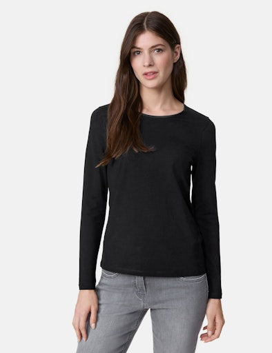 T-shirts lange mouw zwart GERRY WEBER