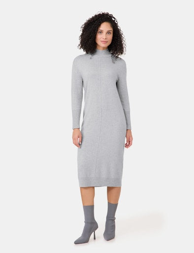 Jurken lange mouw grijs GERRY WEBER